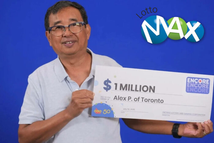 Lotto Max : un retraité de Toronto remporte 1 million de dollars et finit menotté