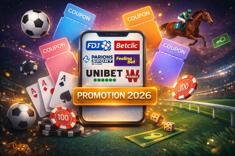 Code promo paris sportifs, poker et turf : la liste des promotions en cours | Janvier 2026