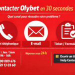 Olybet : contacter le service client par téléphone gratuit, email, formulaire (mise à jour 2026)