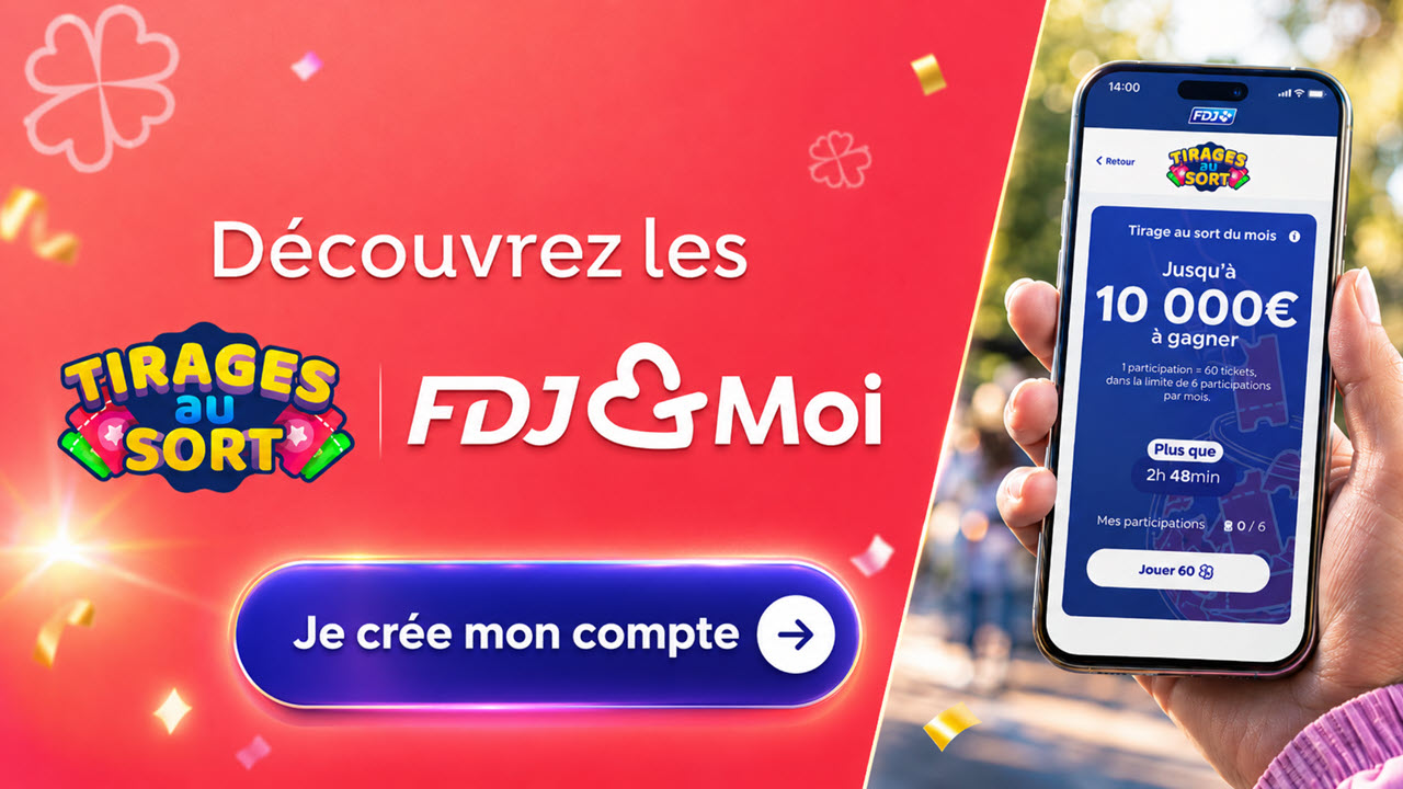 Créer un compte sur FDJ.fr et accéder à votre compte FDJ&Moi