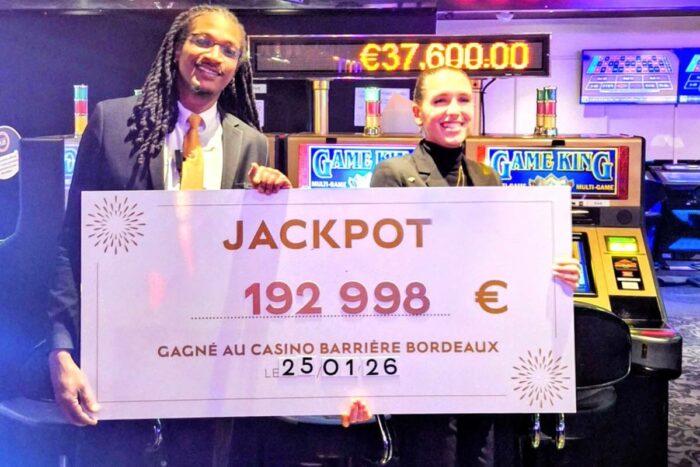 Casino de Bordeaux : juste avant la fermeture, il décroche 192 998 €, le troisième plus gros jackpot de l&rsquo;histoire