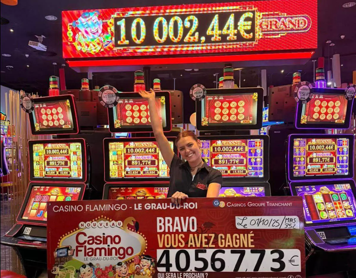 Un gros jackpot de plus de 41 000€ remporté à Endled Treasure au Casino du Grau du Roi