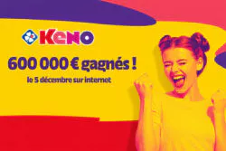 Keno FDJ : « Je me suis assis quand j’ai vu mon gain », il triple son gain et remporte 600 000€