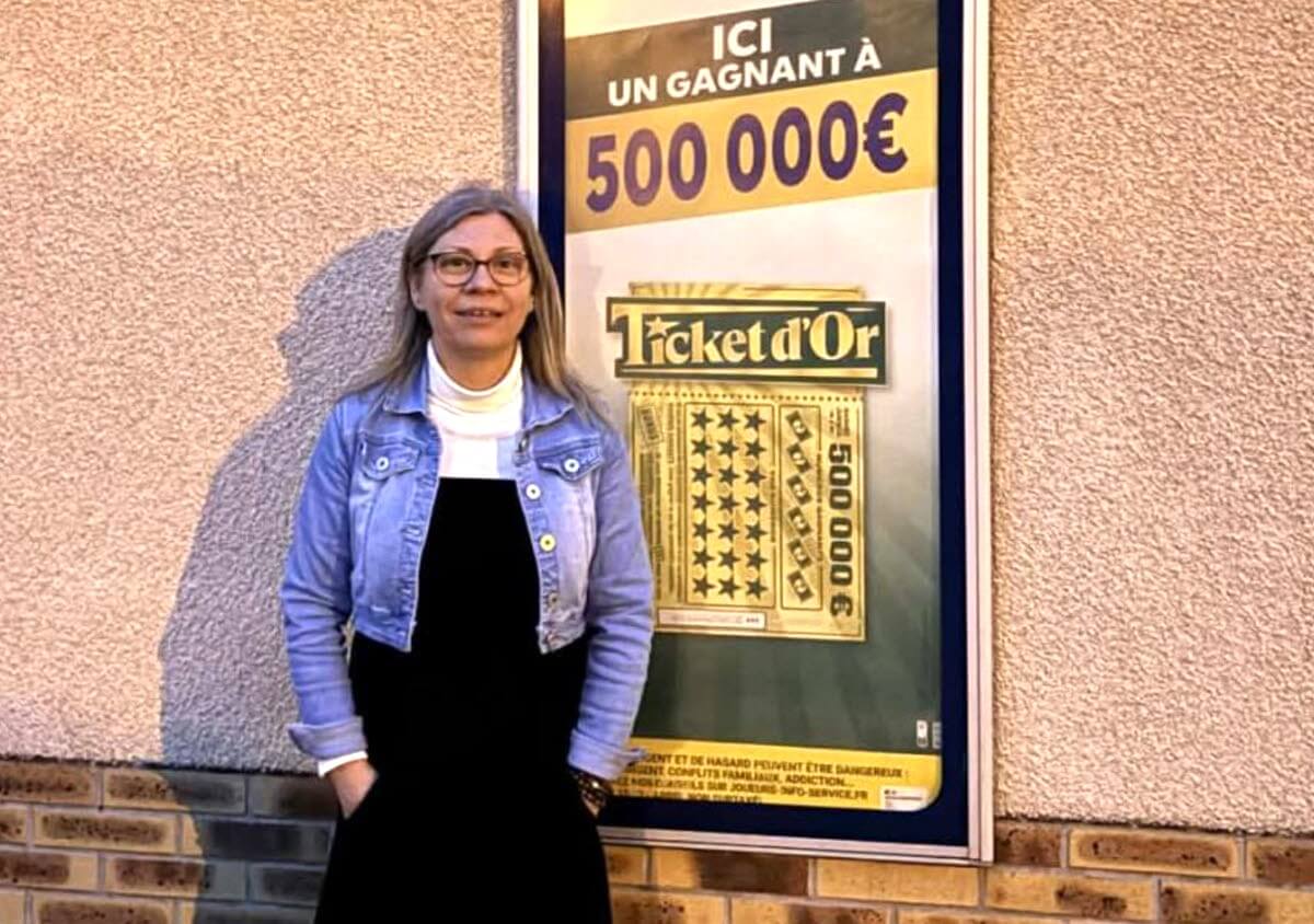 Laeticia Laurent, la gérante du bar tabac Chez Laeti à Esternay dans la Marne