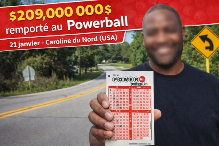 Powerball : un jackpot de 209,3 millions de dollars décroché en Caroline du Nord