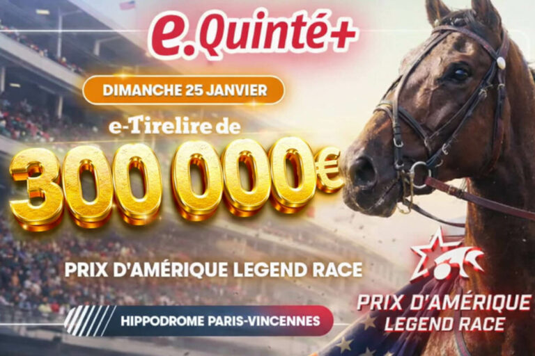 PMU : une cagnotte e.Quinté+ à 300 000€ pour le Prix d&rsquo;Amérique 2026 aujourd&rsquo;hui