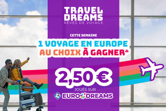 FDJ : EuroDreams offre un voyage de 15 000 € en plus du super jackpot avec Travel Dreams