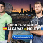 Pronostic Tennis : Carlos Alcaraz – Corentin Moutet (3e tour de l&rsquo;Open d&rsquo;Australie 2026)