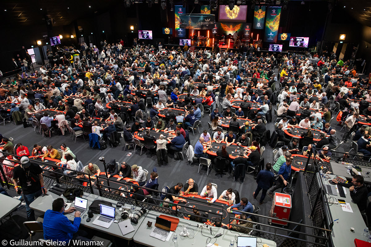 La foule de joueurs pour la Grande Finale du Winamax Poker Tour de 2025