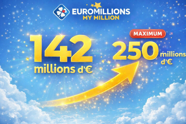 EuroMillions à 142 millions d&rsquo;euros, un record en 2026, jusqu&rsquo;où peut monter le jackpot ?