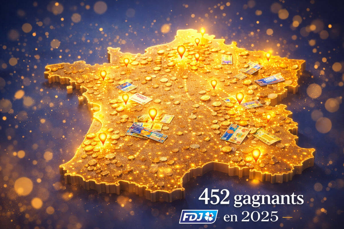 FDJ : 452 grands gagnants en 2025, voici la liste des départements les plus chanceux