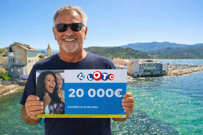 Loto : à Saint-Florent en Corse, un joueur remporte 20 000€ avec un simple code Loto