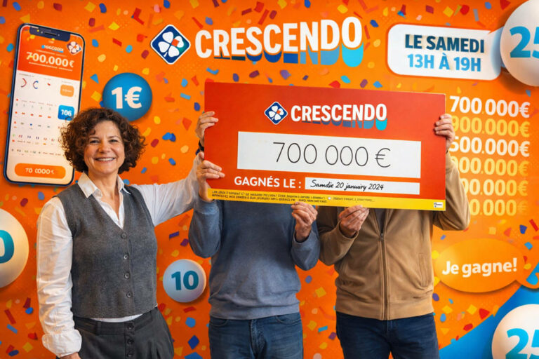 Crescendo FDJ : « je l’ai fait, tu te rends compte », le jackpot record de 700 000€ remporté par un internaute