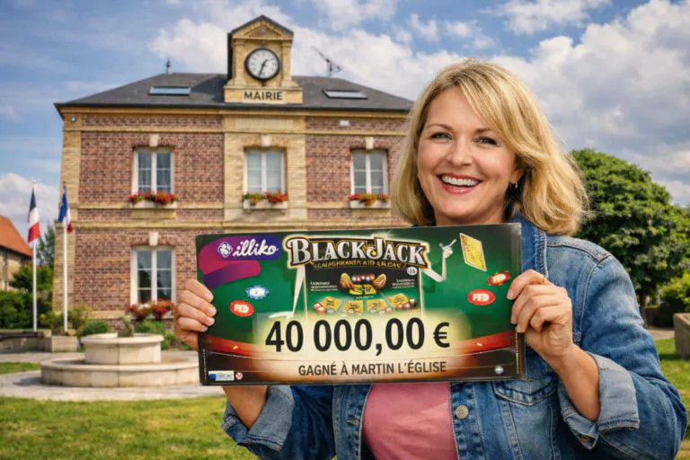 FDJ : un ticket BlackJack à 2 € transforme une pause café en 40 000 € en Seine-Maritime