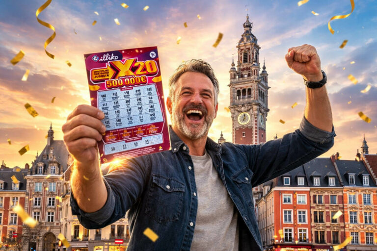 FDJ : « Mon cœur a fait un bond », un nordiste remporte 500 000€ en grattant un ticket X20
