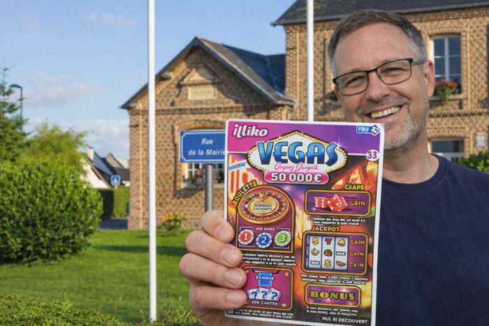 FDJ : 50 000 € grattés au ticket Vegas pour son départ en retraite, un normand fait vibrer le bar-local