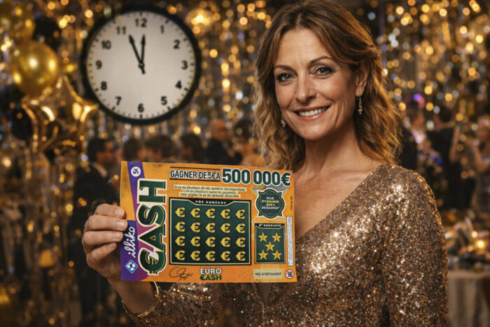 FDJ : elle gratte son ticket CASH à 23h45 et gagne 500 000 €, le réveillon fou d’une tarnaise