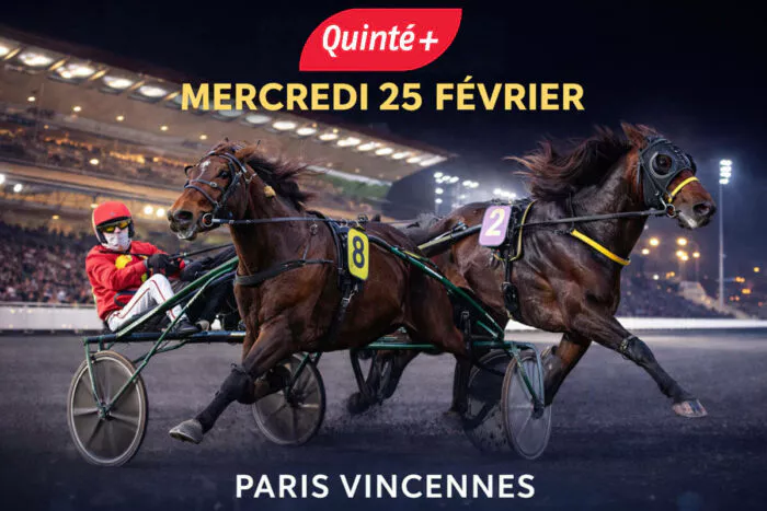 Quinté du jour ce mercredi 25 février : 589 gagnants remportent 522 € dans l&rsquo;ordre, arrivée et rapport PMU