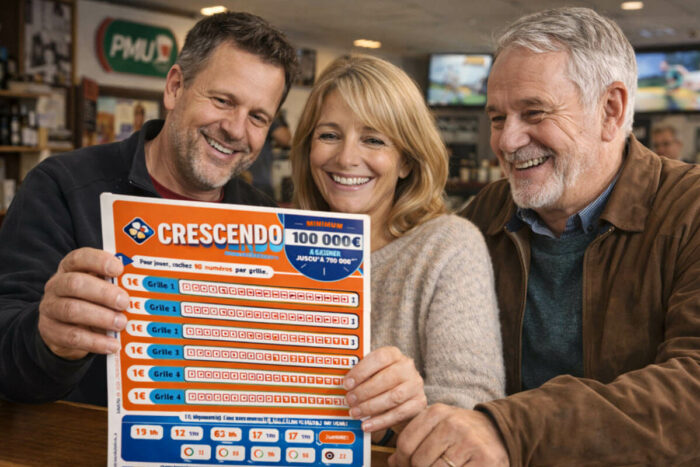 Résultats Crescendo FDJ du samedi 28 février 2026 : le jackpot de 700 000€ partagé