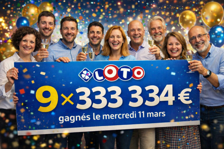 Loto FDJ : 9 gagnants trouvent la combinaison gagnante et se partagent 3 millions d&rsquo;euros, du jamais vu