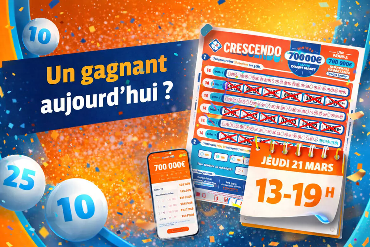 Crescendo FDJ : un mois sans gagnant, qui pour pour décrocher un jackpot aujourd'hui ?