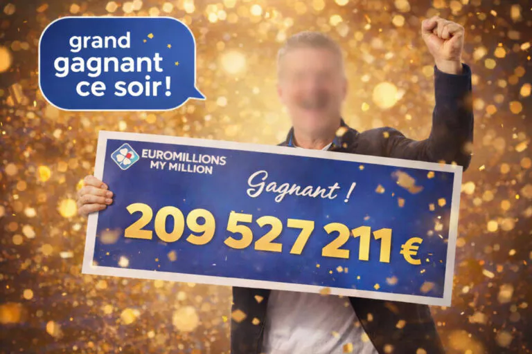 EuroMillions : un joueur au Royaume-Uni remporte 209,5 millions d&rsquo;euros, une cagnotte record pour 2026