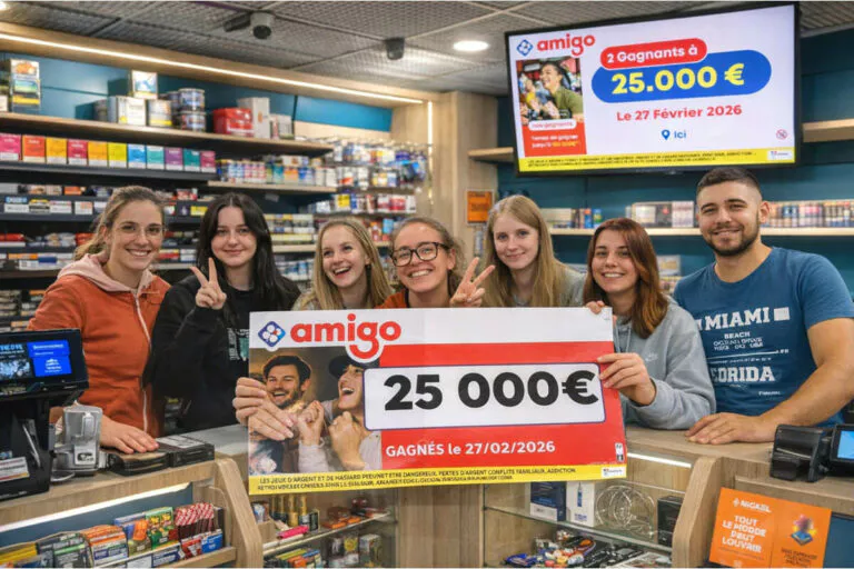 FDJ : il mise 2€ seulement et remporte 25 000€, un joueur de Ludres décroche le jackpot à Amigo