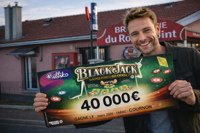 FDJ : un auvergnat achète un ticket à 2 € et décroche 40 000 € à Cournon