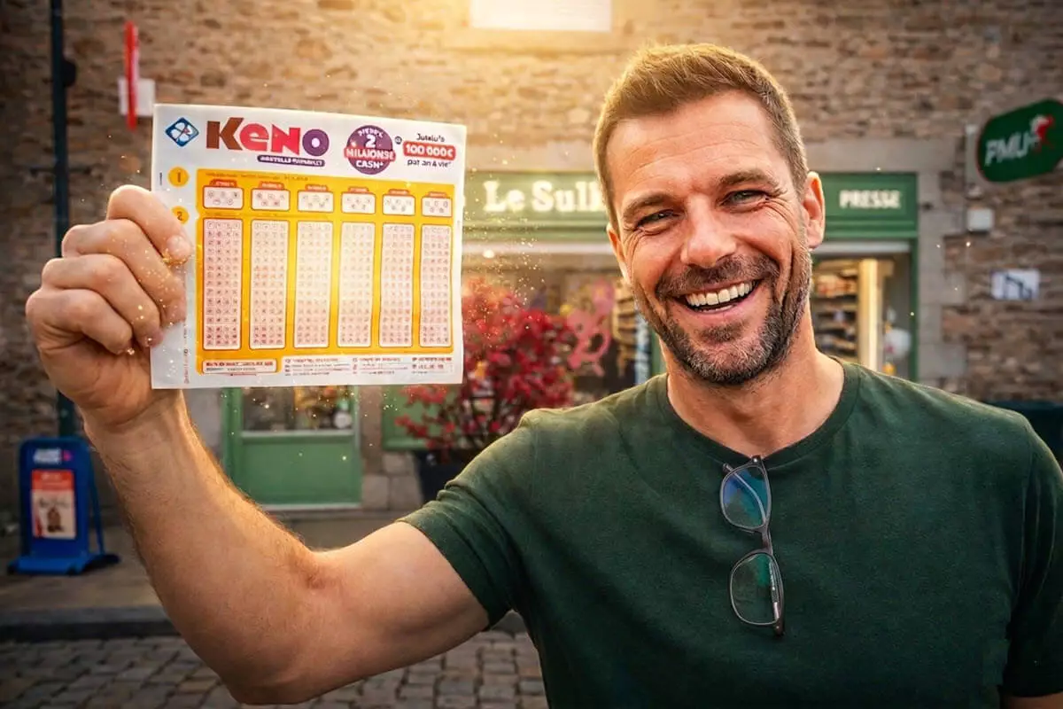 FDJ : un breton n’oubliera jamais ce tirage Keno, il joue 10€ et gagne 80 000 €