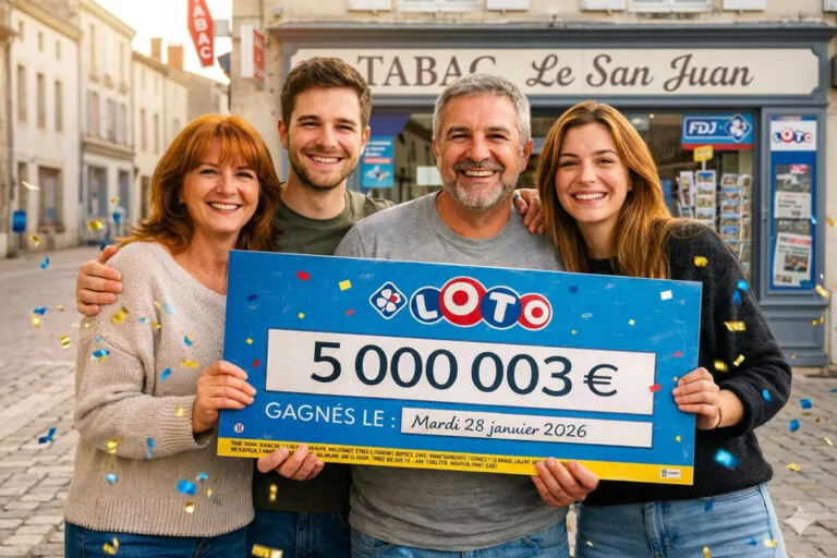 Loto : le jackpot de 5 millions d’euros a été validé à Joinville, voici le point de vente chanceux