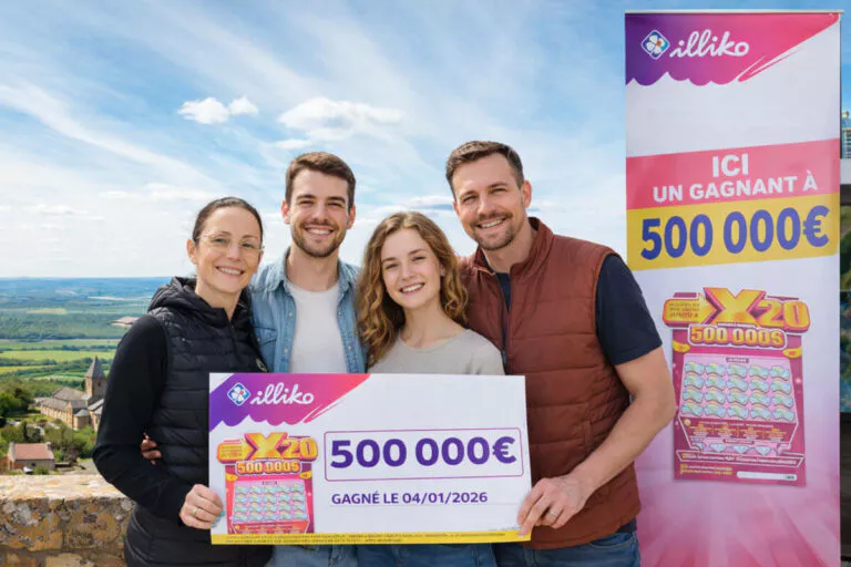 FDJ : « on joue un peu à tout » une famille de Saône-et-Loire gagne 500 000 € au ticket X20