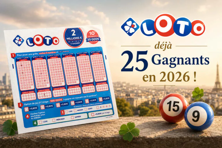 FDJ : les gagnants Loto en 2026, tous les grands jackpots remportés cette année