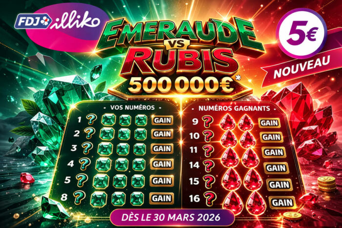 Émeraude vs Rubis : ce qu&rsquo;il faut savoir sur le nouveau grattage FDJ avant sa sortie demain