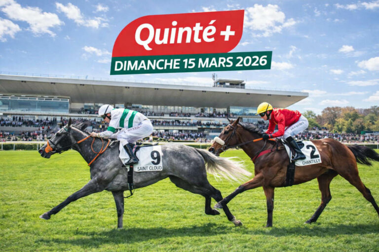 Pronostics Quinté du jour ce dimanche 15 mars : dernière cotes PMU, favoris, outsiders et analyse presse
