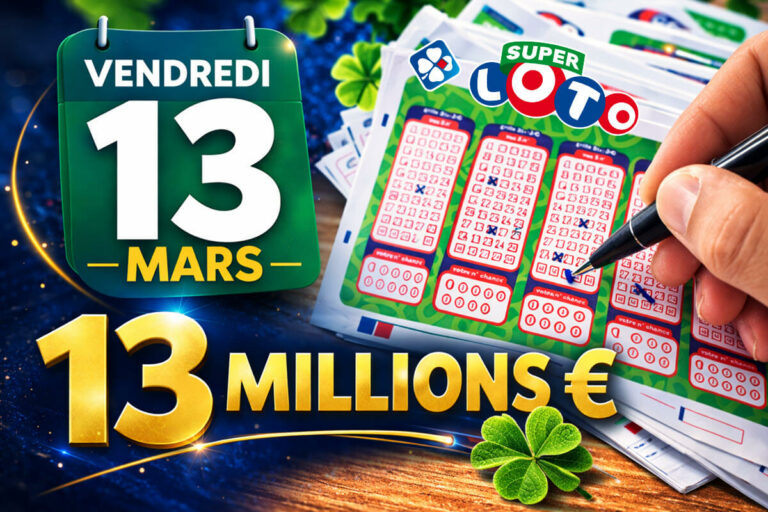 Super Loto du Vendredi 13 mars 2026 aujourd&rsquo;hui : résultats et rapport de gains avec un grand gagnant