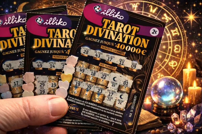 FDJ : nouveau jeu de grattage, Tarot Divination offre jusqu&rsquo;à 40 000€ pour 2€ de mise seulement