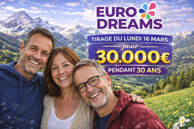 EuroDreams 16 mars 2026 : Tendance Résumé des résultats