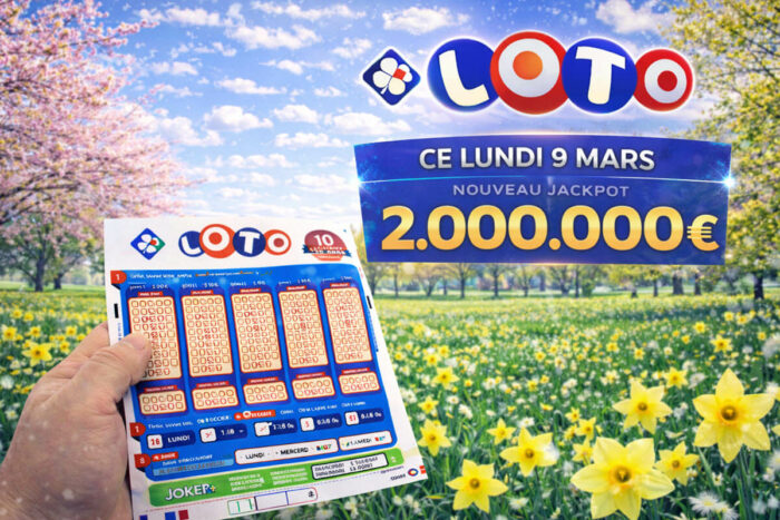 Résultat Loto FDJ du lundi 9 mars 2026 : 2 joueurs remportent 65 333€ au tirage ce soir