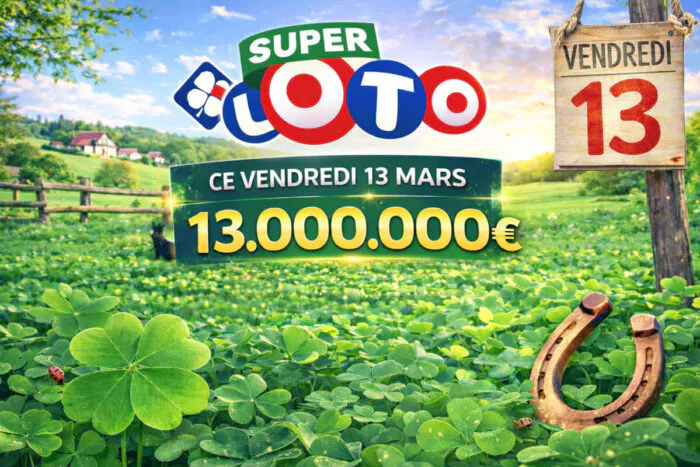 Tirage Loto du vendredi 13 mars 2026 : jouer pour un jackpot de 13 millions d&rsquo;euros, nos pronostics du jour