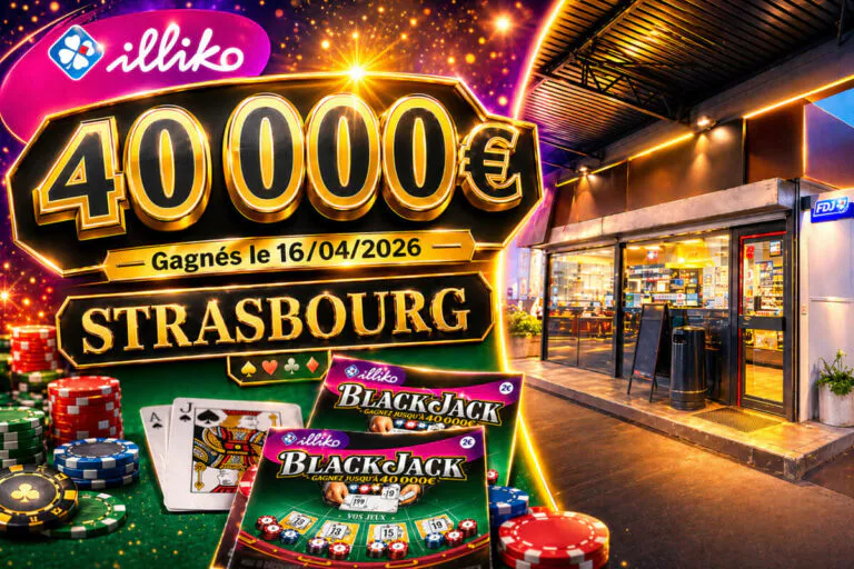 FDJ : ce joueur strasbourgeois mise 2€ et remporte 40 000 € en grattant un simple ticket Blackjack
