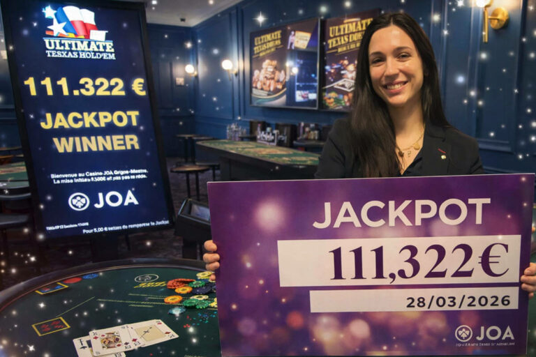 Casino de Gujan-Mestras : avec 5 € en poche, il gagne plus de 111 000 €, un mois complètement fou