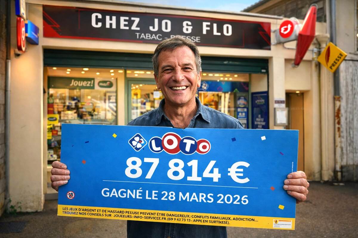 Loto : Il rate le jackpot mais gagne 87 814 € grâce au 2nd tirage en Haute-Marne