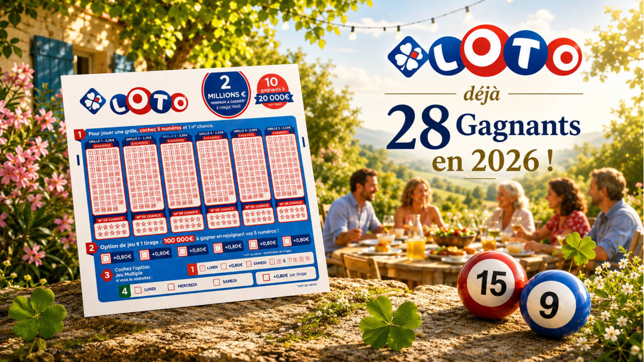 FDJ : les gagnants Loto en 2026, tous les grands jackpots remportés cette année