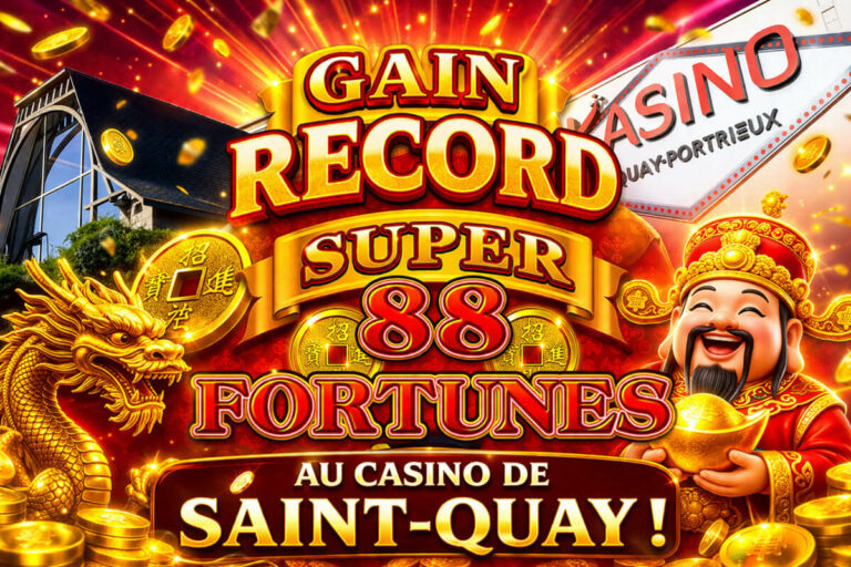 Casino de Saint-Quay-Portrieux : un quinquagénaire breton remporte le record de 82 000€