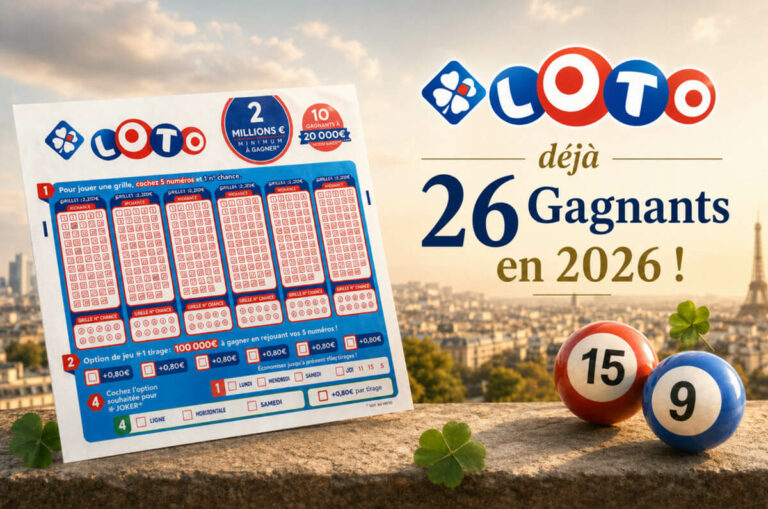 FDJ : les gagnants Loto en 2026, tous les grands jackpots remportés cette année