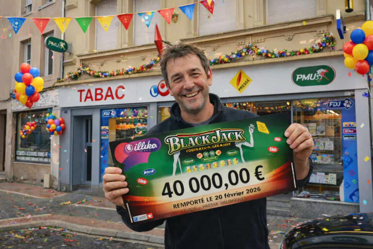 FDJ : l&rsquo;un des rares tickets Black Jack à 40 000 € a été gratté en Moselle