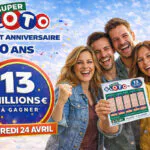 Super Loto 50 ans : Jackpot de 13 M€ et 50 codes gagnants ce 24 avril, tout ce qu&rsquo;il faut savoir