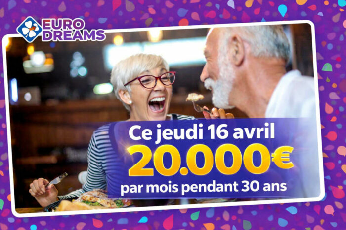 Résultat EuroDreams du jeudi 16 avril 2026 : les numéros gagnants du tirage au