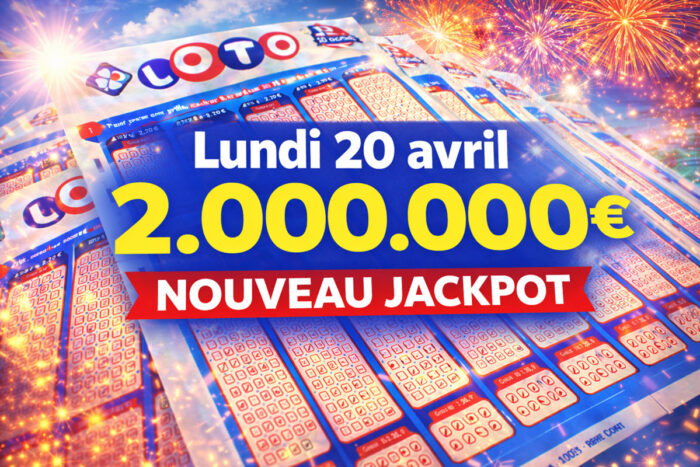 Résultat Loto FDJ du lundi 20 avril 2026 : un joueur trouve 5 numéros et remporte 131 474€