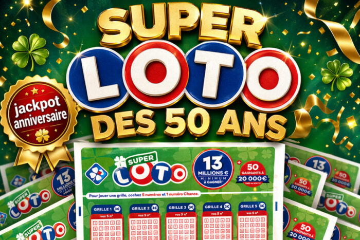 Résultat Super Loto FDJ du vendredi 24 avril 2026 : un joueur remporte la cagnotte de 13 millions d&rsquo;euros